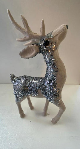 SILVER & PINK REINDEER