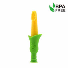 Silicone Teething Toothbrush with Suction Stand