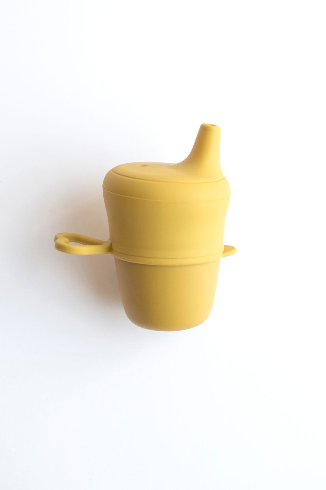 Silicone Anti Spill Sippy Cup - Honey