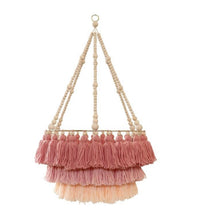 Handmade 3-Tiered Tassel Chandelier