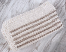 Chunky Bobble Knit Crib Blanket