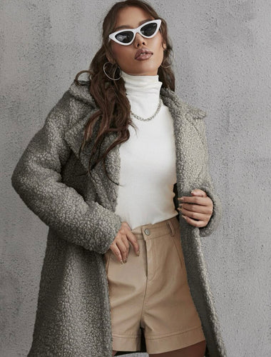 Ultimate Teddy Coat - Mist Grey