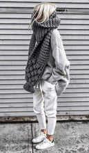Bobble Knit Oversized Scarf
