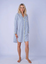 Navy/Yellow Pin Stripe Sleepshirt