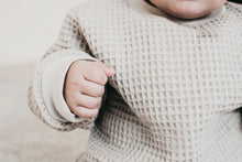 Winter Waffle Oversized Onesie