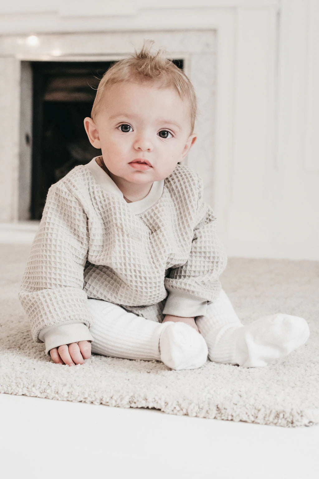 Waffle onesie deals baby