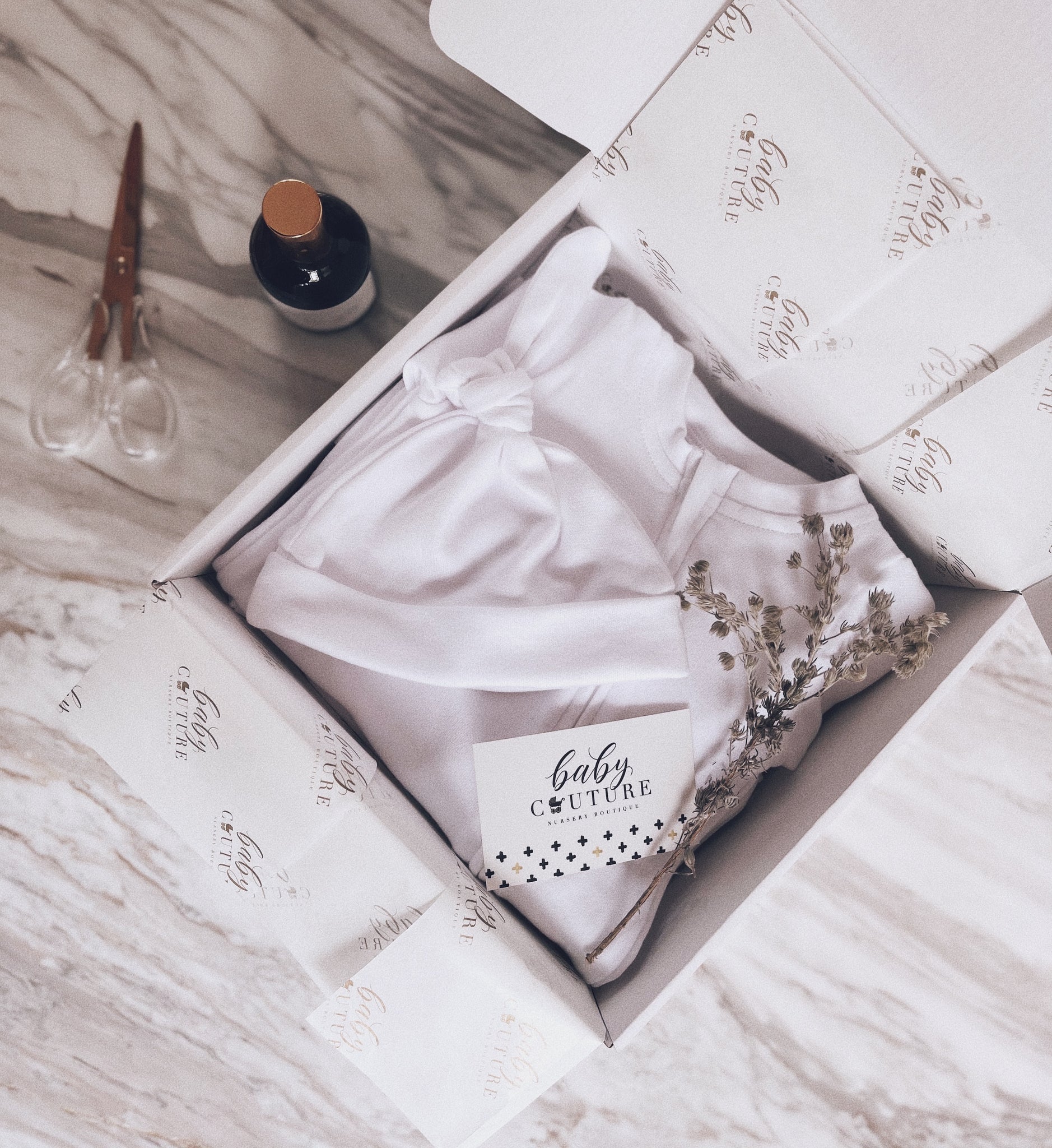 Pure White Newborn Gift Set – Baby Couture