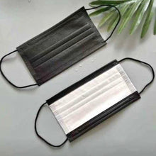 Black 3-Ply Disposable Face Mask Pack