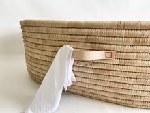 Ko-coon Moses Basket Natural - with Grip Leather handles