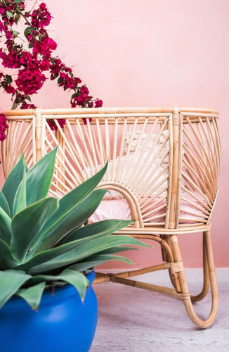 Sunrise Rattan Crib