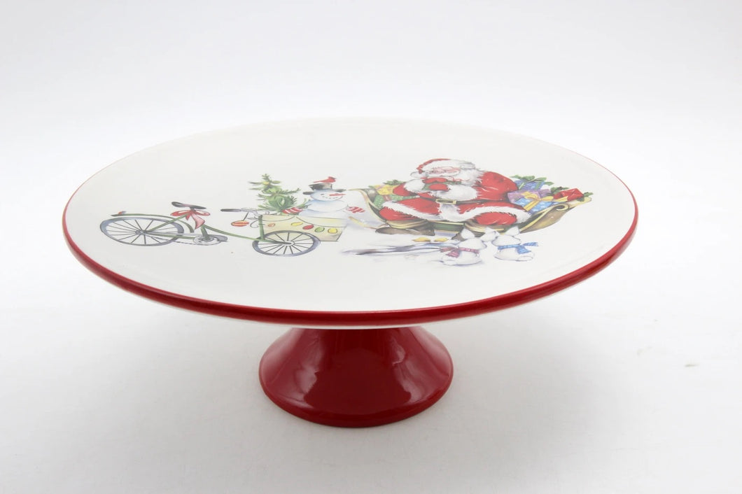SANTA CAKE PLATE