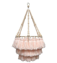 Handmade 3-Tiered Tassel Chandelier