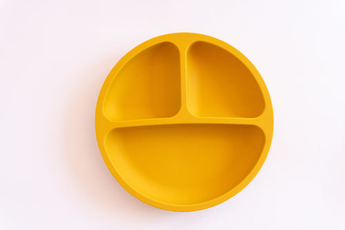 Silicone Suction Divider Plate - Honey
