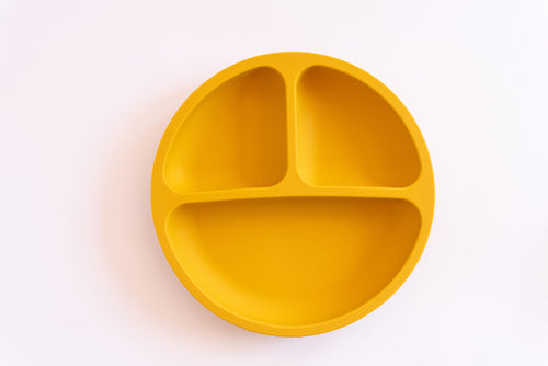 Silicone Suction Divider Plate - Honey