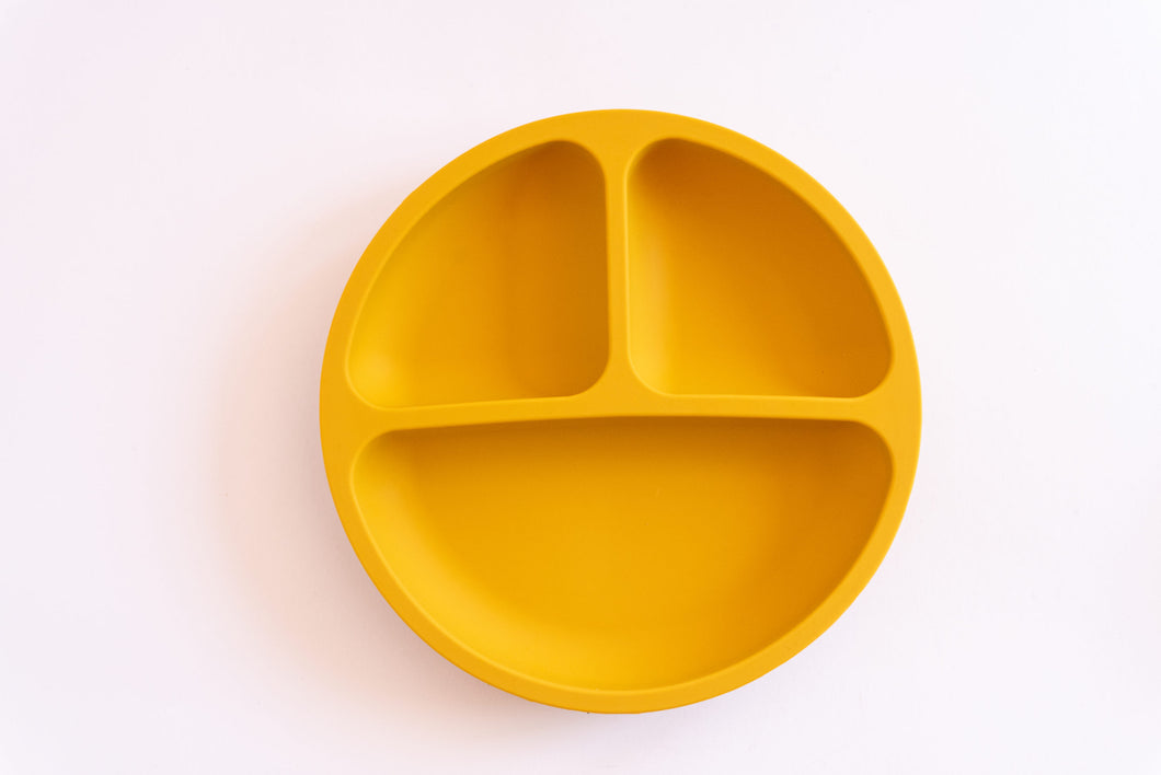Silicone Suction Divider Plate - Honey
