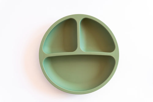 Silicone Suction Divider Plate - Pistachio