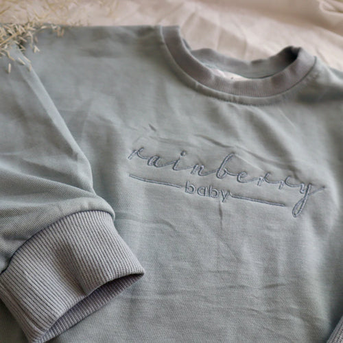 Neutral Embroidered Sweater
