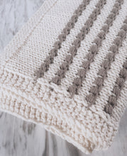 Chunky Bobble Knit Crib Blanket