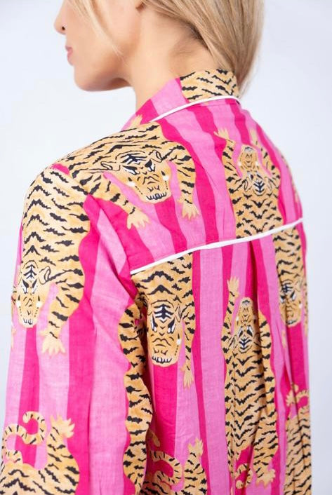 Candy Pink Tiger Sleepshirt
