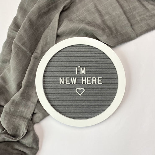 Round Felt Letterboard