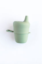 Silicone Anti Spill Sippy Cup - Pistachio