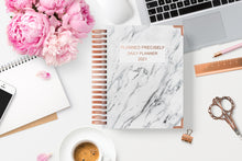 Daily Planner - White Marble
