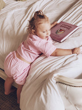 Children’s Seersucker Pink Gingham Check (Stripe) Sleepwear Set