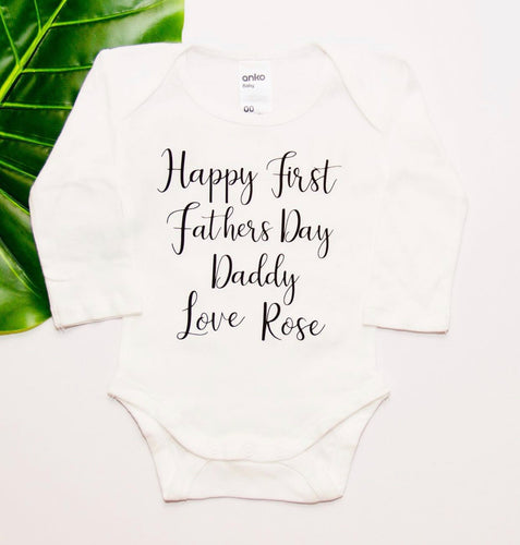 ‘Happy Fathers Day’ Onesie