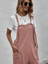 Suspender Jumpsuit - Dusty Pink