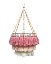 Handmade 3-Tiered Tassel Chandelier