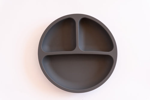 Silicone Suction Divider Plate - Slate