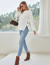 Maternity Rib Knit Tee - Milk