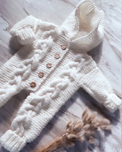 Cable Knit Bear Romper