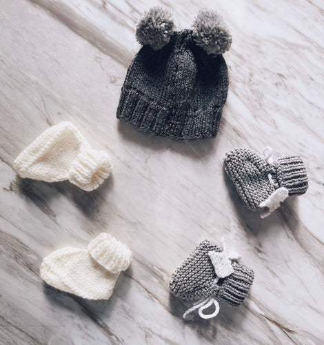 Brody Bear Pom Pom Beanie