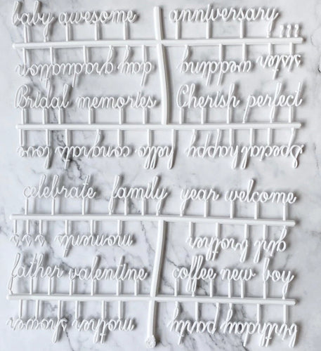 Cursive Letterboard Set (Letters Only)