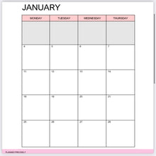 Daily Planner - Pink Hexagon