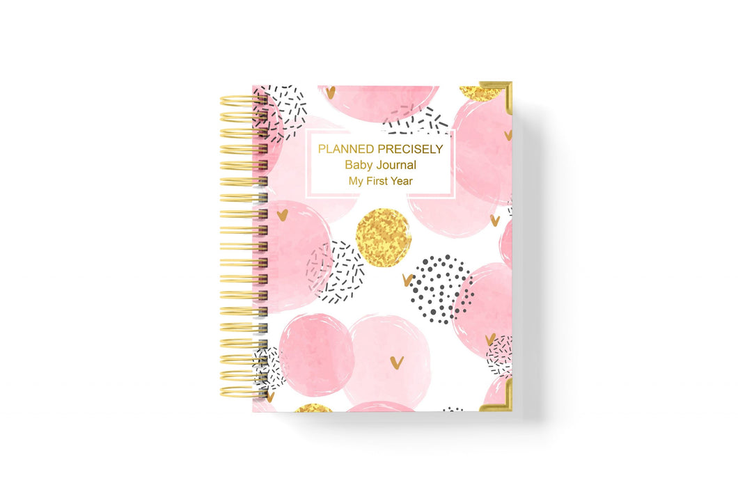 Baby Journal (My First Year) - Baby Pink