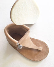 Leather Thong Moccasin Sandals