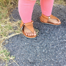 Leather Thong Moccasin Sandals
