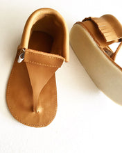 Leather Thong Moccasin Sandals