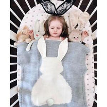 Bunny Knitted Blanket
