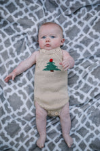 Christmas Tree Knit Romper