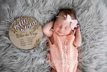 Birth Announcement Plaque Custom Made